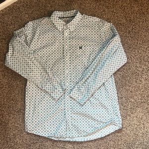 Cinch button down shirt